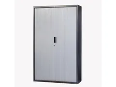 Claudius Plus roldeurkast 145x120x45cm aluminium (Ral9006)