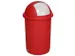 Poubelle de tri sélectif plastique 50l HxØ 760x410mm trappe autoferm