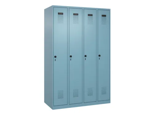 locker voor scheiding van kleding,HxBxD 1850x1200x500mm,4vak