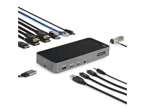 Station de charge USB-C 3 écran HDMI/DP Triple 4k