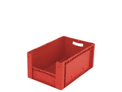 Euronorm Stapelkrat M. Grijpopening Pp Hxlxb 270X600X400Mm Rood
