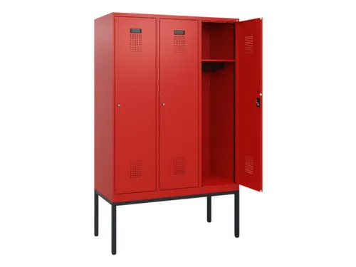 schoollocker,HxBxD 1950x1200x500mm,3vak,vak B 400mm,cil.-slot