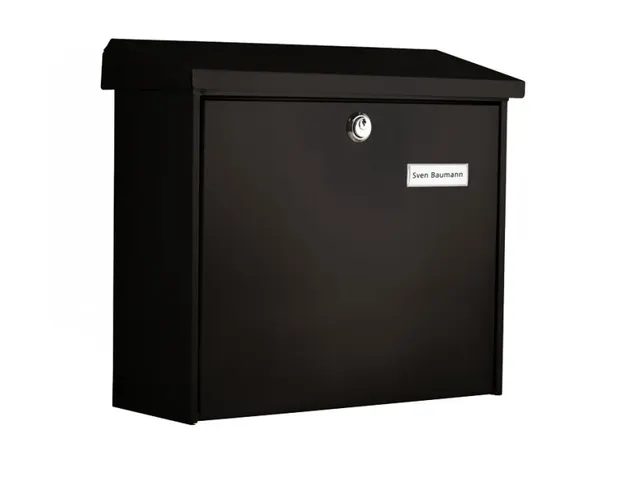 Brievenbus Comfort Zwart Staal