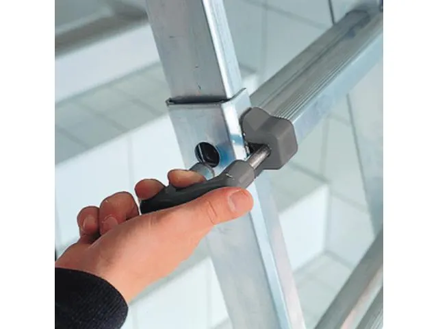 multifunctionele telescoopladder,4x4,sporten,balk L 2,5-4,2m,aluminium