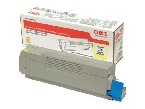 46507505 Oki C612 Toner Geel