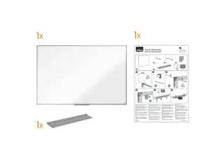 Nobo Essence Magnetisch Whiteboard Emaille 60x90cm - 6
