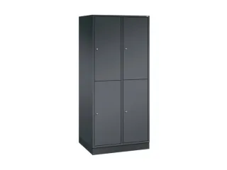 grootvolume garderobekast,HxBxD 1950x820x600mm,2x2vak.,vak B 360mm - 2