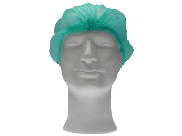 Haarnet CMT clip non-woven M 49cm PP groen 100 stuks