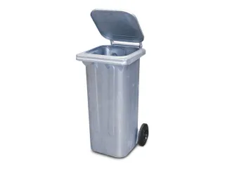 container,120l,HxBxD 920x475x565mm,deksel staal,romp vuurverzinkt - 2
