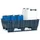 Opvangbak 2x 200l Opvangvol. 220l Pe 370x 1220x 820mm Slede