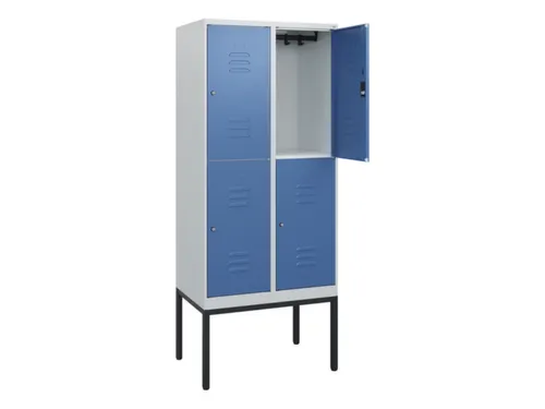 dubbeldekse locker,HxBxD 1950x800x500mm,2x2vak.,vak B 400mm