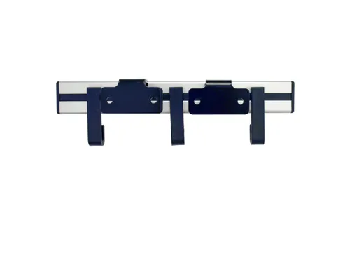 Pro-line Wandgarderobe 3 Haken Grijs zwart