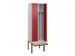 locker voor scheiding van kleding,HxBxD 2120x600x815mm,2vak
