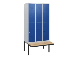 Dubbeldekse dekenkist,HxBxD 1950x900x815mm,3x2vak.,vak B 300mm - 1
