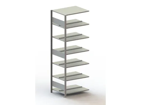 dossierstelling,aanbouwveld,HxBxD 2200x756x635mm,vaklast 80kg