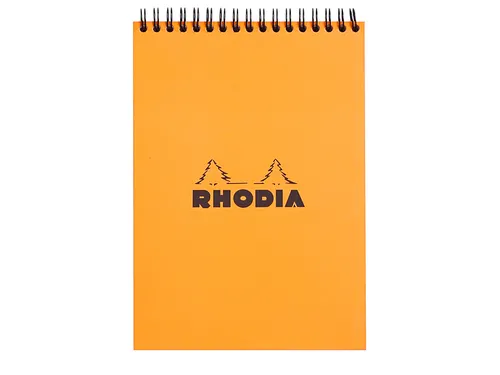 Spiraalblok Rhodia A5 lijn 160 pagina's 80gr oranje