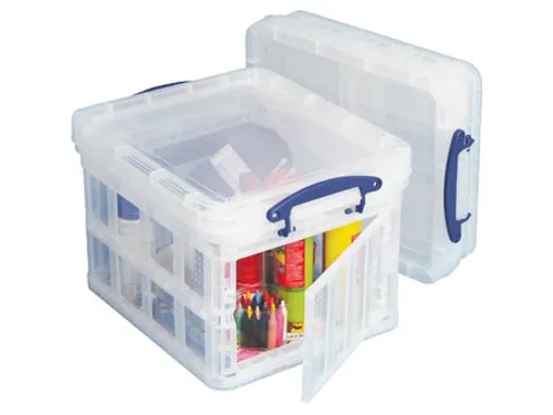 Hangmappenkoffer 35 Liter Transparant Opvouwbaar