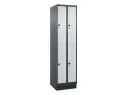 dubbeldekse locker,HxBxD 1950x500x500mm,2x2vak.,vak B 250mm