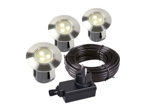 Garden Lights - Birch SET - Inbouw Spot - 12V - 10LM - 0,5W - 3000K