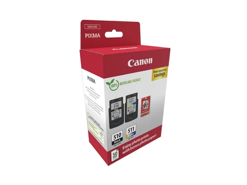Canon PG-510 & CL-511 Multipack Zwart + Kleur Inktcartridge