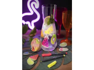 Markers Faber-Castell Neon kleur assorti 6 stuks in etui. - 9