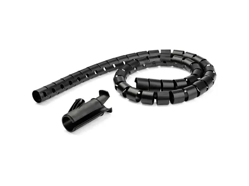 1,5M Kabelgoot Spiraal 25Mm Diameter Zwart