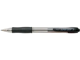 Balpen Pilot Super Grip F 0.7mm Fijne punt Zwart - 1