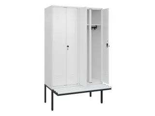 locker voor scheiding van kleding,HxBxD 2120x1200x815mm,4vak - 2