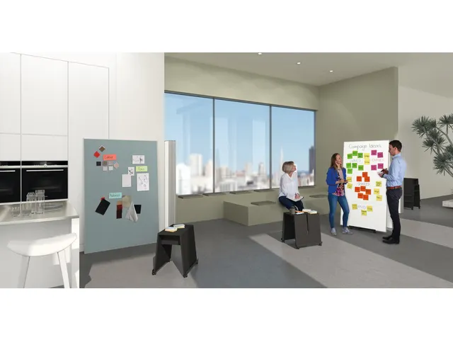 Agile pinboard Sigel meet up Grijs 90x180 cm