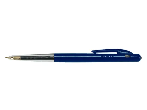 Balpen Bic M10 medium blauw blister à 10 stuks