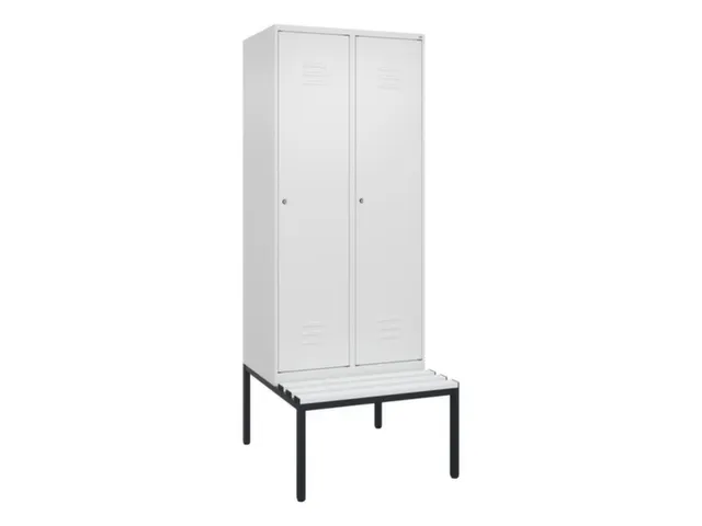 locker voor scheiding van kleding,HxBxD 2120x800x815mm,2vak
