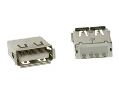 Usb A Vrouwelijk, Enkelvoudige Connector 180°, Voor Pcb