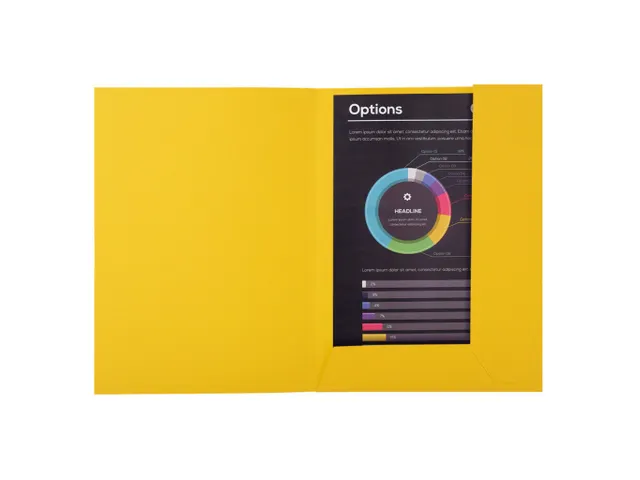 Dossiermapp met 2 kleppen ROCK''S 220 24x32cm 50 Stuks