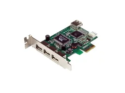 4-poort PCI Express Low Profile High Speed USB-kaart