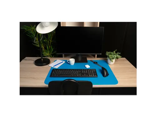 Onderlegger vilt Tek sto 50x65 turquoise