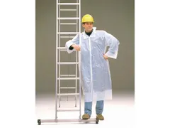 Intersafe LD-PE wegwerpjas, wit, maat XL, per stuk