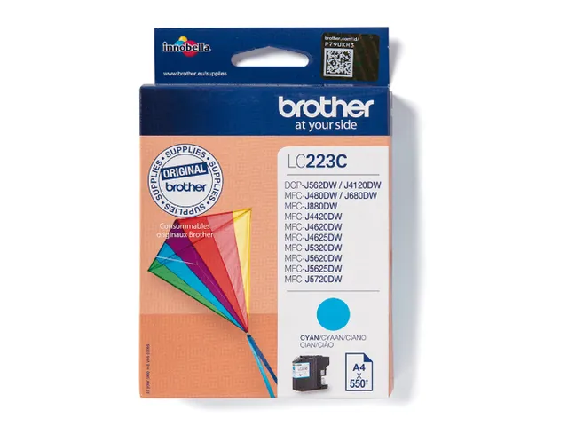 LC-223C Cyaan Inktcartridge 600 pagina's