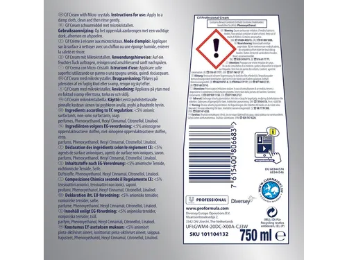 Schuurmiddel Cif cream 750ml