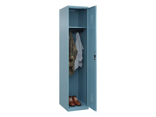 locker,HxBxD 1850x400x500mm,1vak,vak B 400mm,cil.-slot,staand op vloer