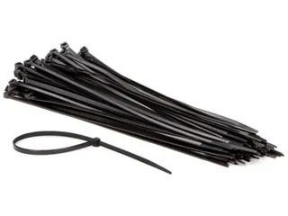 SET Met Nylon Kabelbinders - 4.8x300mm - Zwart (100 ST.) - 1