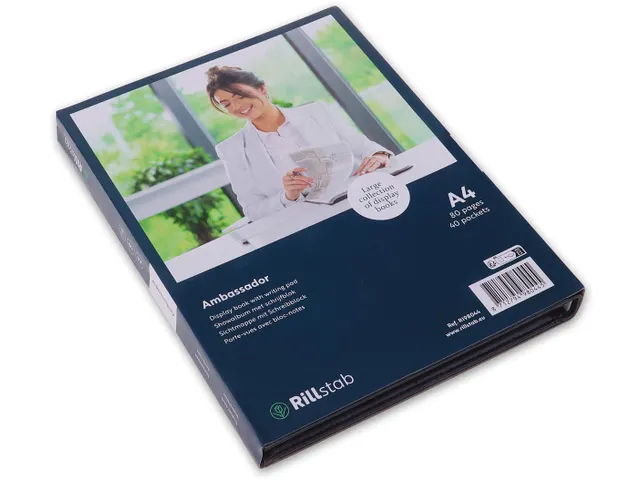 Album de présentation Rillstab Ambassador A4 40 Pochettes Noir