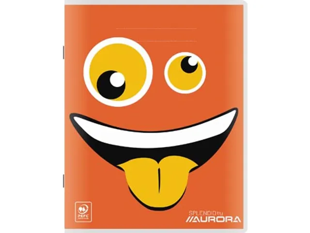 Splendid schrift, 36 bladzijden, ft 165x210mm, geruit 4x8 mm Assorti