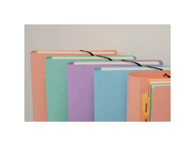 Pochette trieur carte multicolore 12 compartiments Aquarel - 34x24,5cm