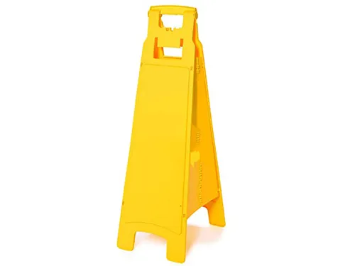 Vierzijdig waarschuwingsbord Blanco