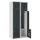 Z-garderobekast,HxBxD 1800x800x500mm,draaigrendel,romp RAL7035