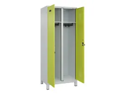 locker voor scheiding van kleding,HxBxD 1950x800x500mm,2vak