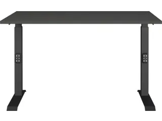 In hoogte verstelbaar bureau,HxBxD 680-910x1200x800mm,blad grafiet - 2