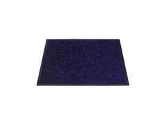 Schoonloopmat Binnen 40x60 Cm Wasbaar Donkerblauw 2 Stuks
