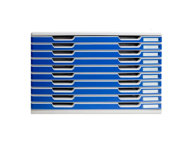 Ladenblok MODULO A3 10 laden Classic Blauw Grijs