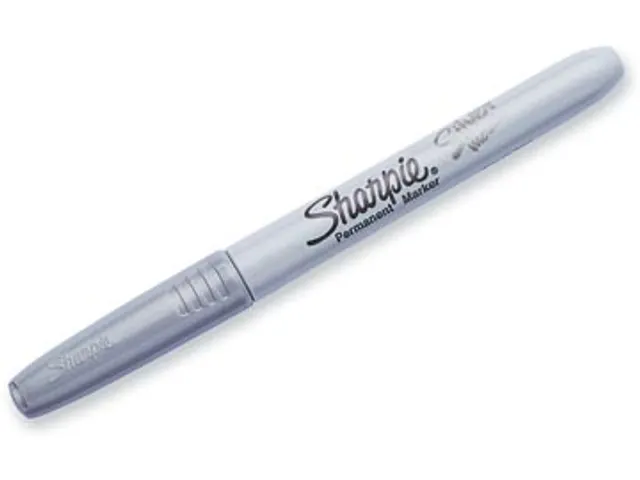 Permanente Marker Metallic, Fijne Punt, Zilver